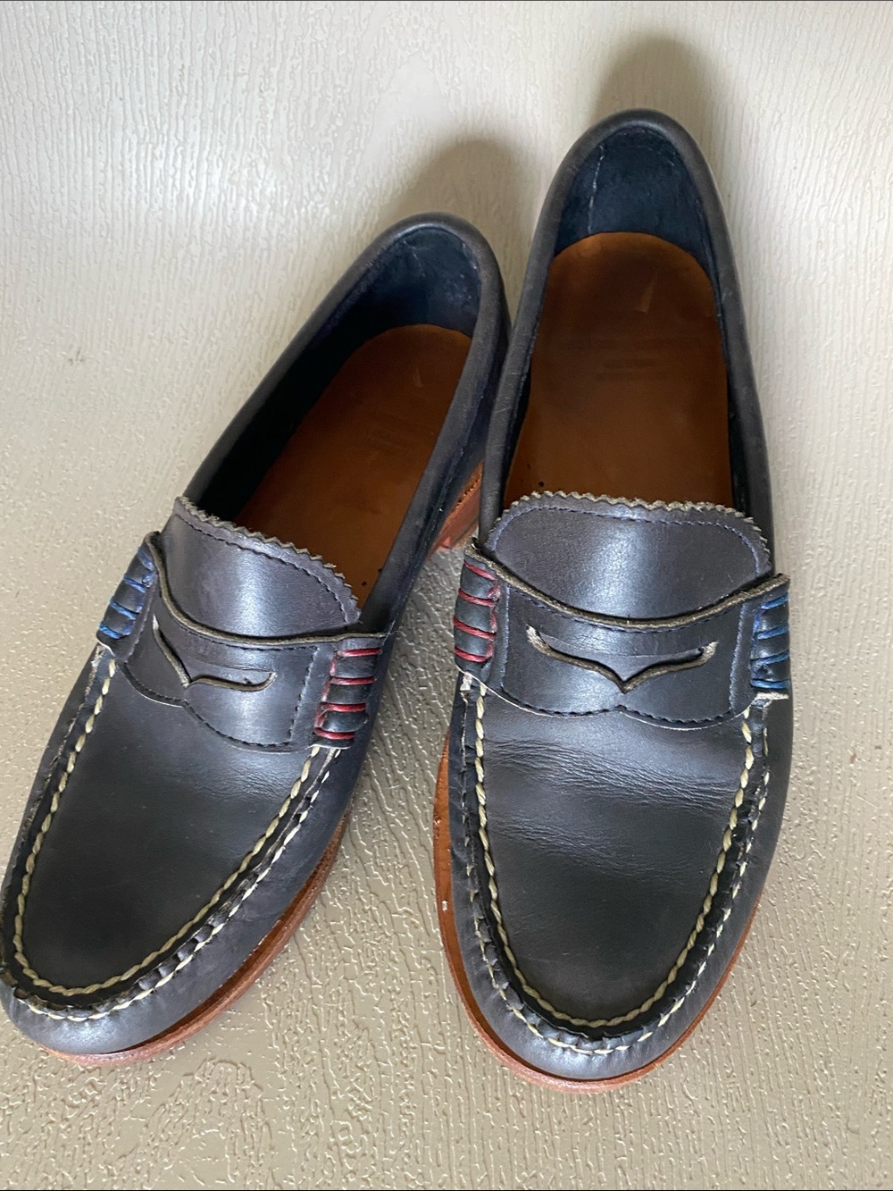Band of Outsiders brown leather Penny loafers women size 7b made in USA